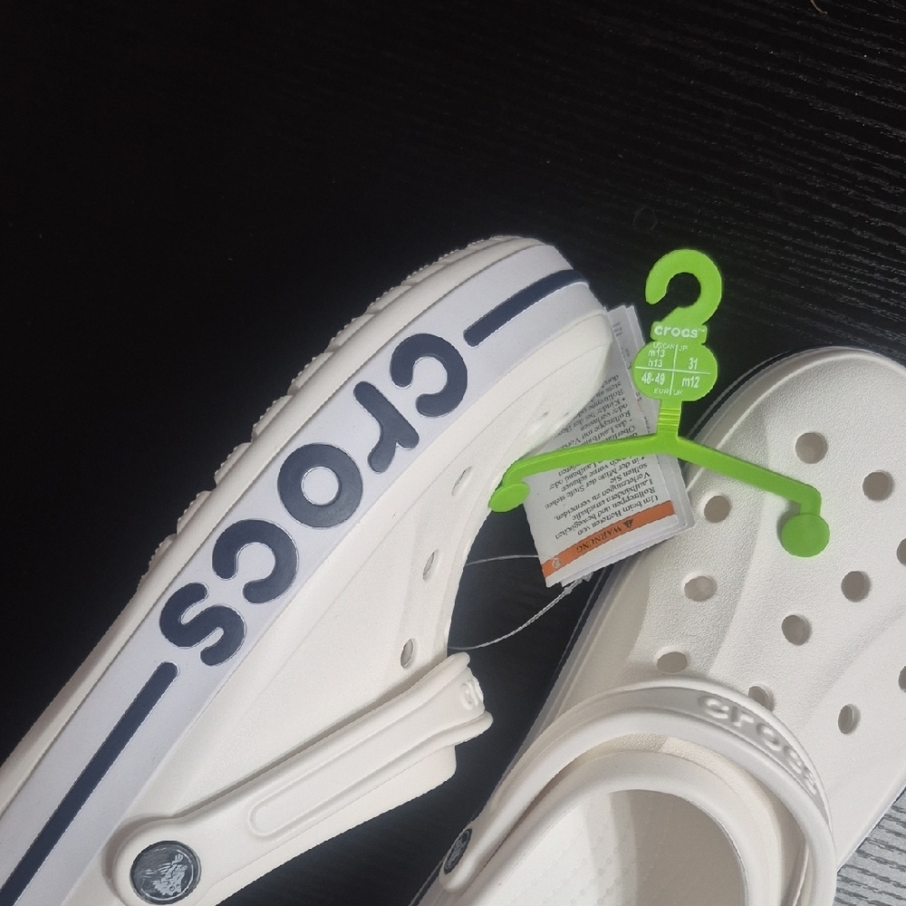 CROCS White Slip-On Sandals - Picture 4 of 5
